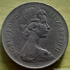 Monedas antiguas de Europa: REINO UNIDO 10 NEW PENCE 1975. Lote 356089315