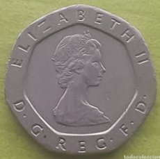 Monedas antiguas de Europa: REINO UNIDO 20 PENCE 1982. Lote 356096365