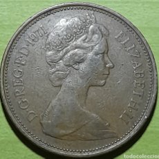 Monedas antiguas de Europa: REINO UNIDO TWO NEW PENCE 1971. Lote 356536915