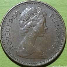 Monedas antiguas de Europa: REINO UNIDO 1/2 NEW PENNY 1971. Lote 356540000