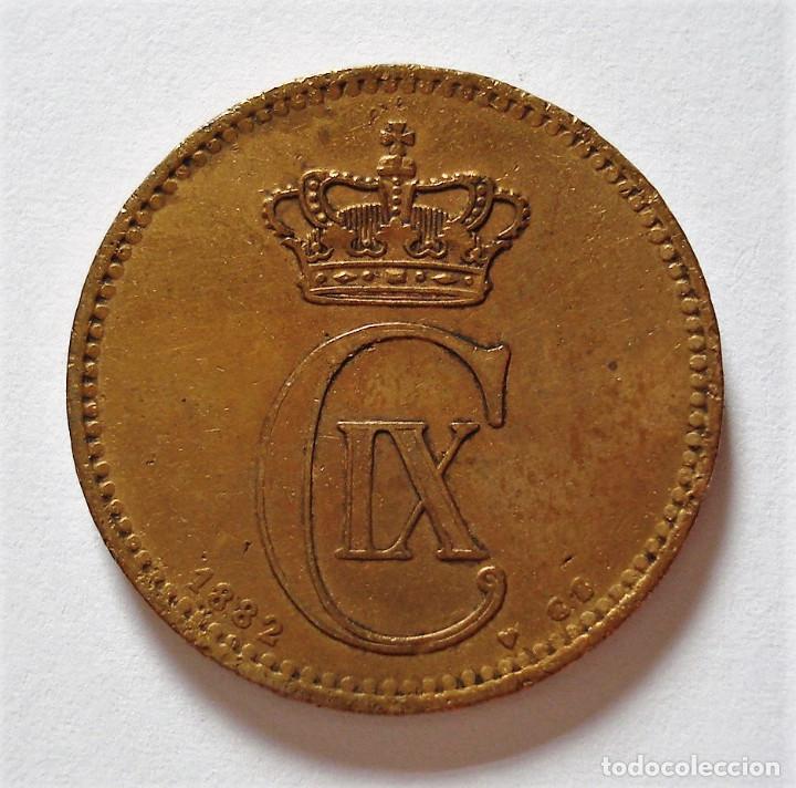 Monedas antiguas de Europa: DENMARK 5 ORE 1882. DINAMARCA. - Foto 1