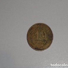 Monedas antiguas de Europa: FRANCIA MONEDA DE 10 CENTIMOS DE 1967