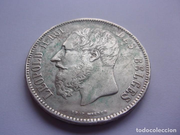Monete antiche di Europa: 16SCR18 Belgica 5 francs argent 1873