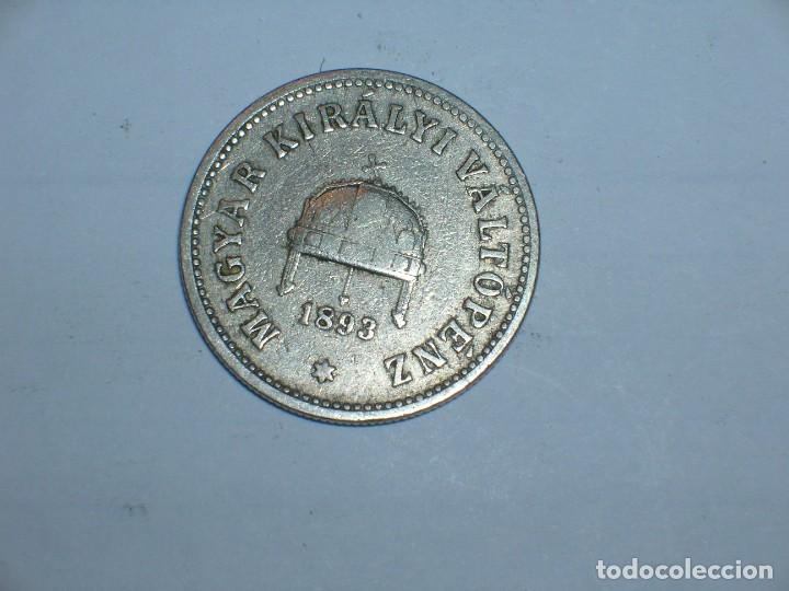 Monnaies anciennes de Europe: HUNGRIA. 10 filler 1893 (11686)