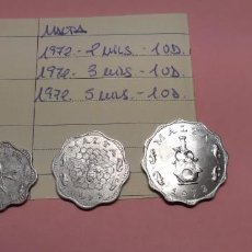 Monete antiche di Europa: LOTE DE 3 MONEDAS MALTA.. Lote 358437940