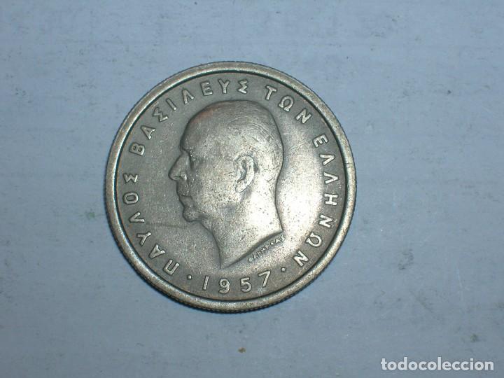 Old Coins of Europe: GRECIA.2 DRACMAS 1957 (11856)