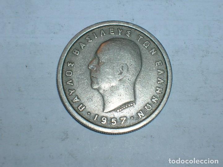 Old Coins of Europe: GRECIA.2 DRACMAS 1957 (11857)