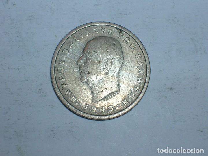 Old Coins of Europe: GRECIA.2 DRACMAS 1959 (11859)