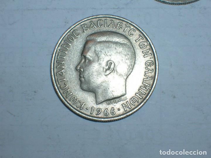 Old Coins of Europe: GRECIA.2 DRACMAS 1966 (11864)