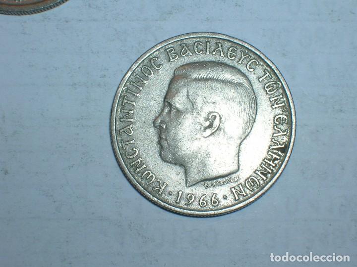 Old Coins of Europe: GRECIA.2 DRACMAS 1966 (11865)