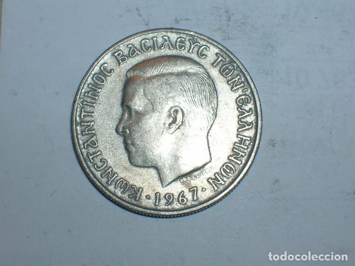Old Coins of Europe: GRECIA.2 DRACMAS 1967 (11869)