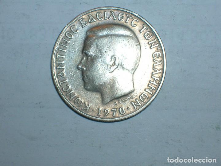 Old Coins of Europe: GRECIA.2 DRACMAS 1970 (11870)