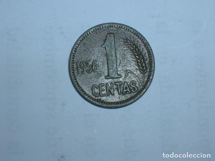 Monedas antiguas de Europa: LITUANIA 1 CENTAS 1936 (12201) - Foto 2