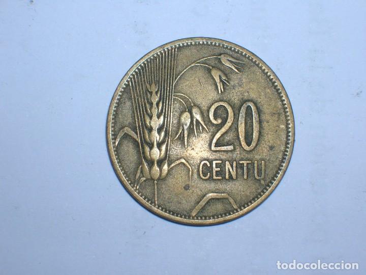 Monedas antiguas de Europa: LITUANIA 20 CENTU 1925 (12205) - Foto 2