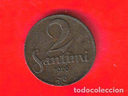 Monedas antiguas de Europa: LETONIA 2 SANTIMI 1926 - Foto 2