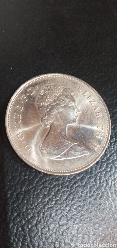 Monedas antiguas de Europa: ELIZABETH II REINA MADRE.1980