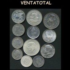 Monnaies anciennes de Europe: INVERSION 12 MONEDAS ANTIGUAS AUTENTICAS DE PLATA MACIZA PESO TOTAL 132 GRAMOS - DEL AÑO 1898 A 1979. Lote 362226195