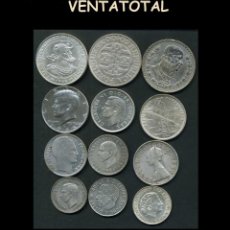 Monnaies anciennes de Europe: INVERSION 12 MONEDAS ANTIGUAS AUTENTICAS DE PLATA MACIZA PESO TOTAL 133 GRAMOS - DEL AÑO 1933 A 1971. Lote 362228805