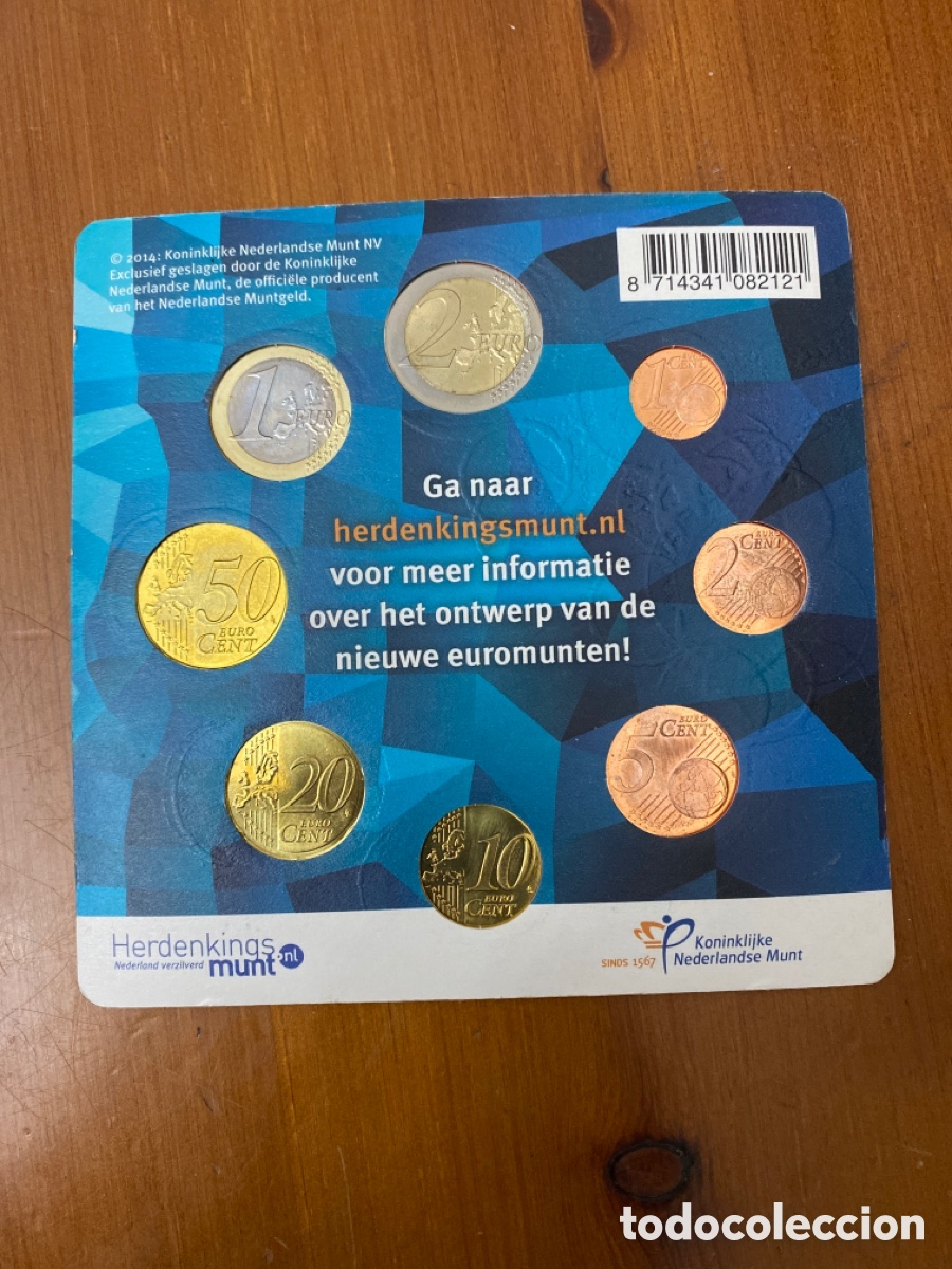 Monedas antiguas de Europa: Set monedas 2014 Holanda 3,88&euro; - Foto 2
