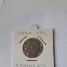 Monedas antiguas de Europa: SUECIA 1 CORONA 1977 KM#852 MUY BONITA. Lote 363106685