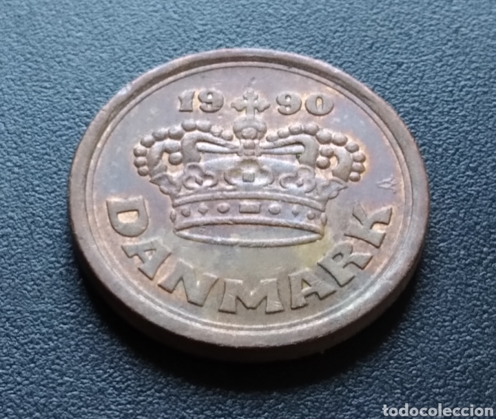 Monedas antiguas de Europa: MONEDA - DINAMARCA 25 ORE 1990 - Foto 4