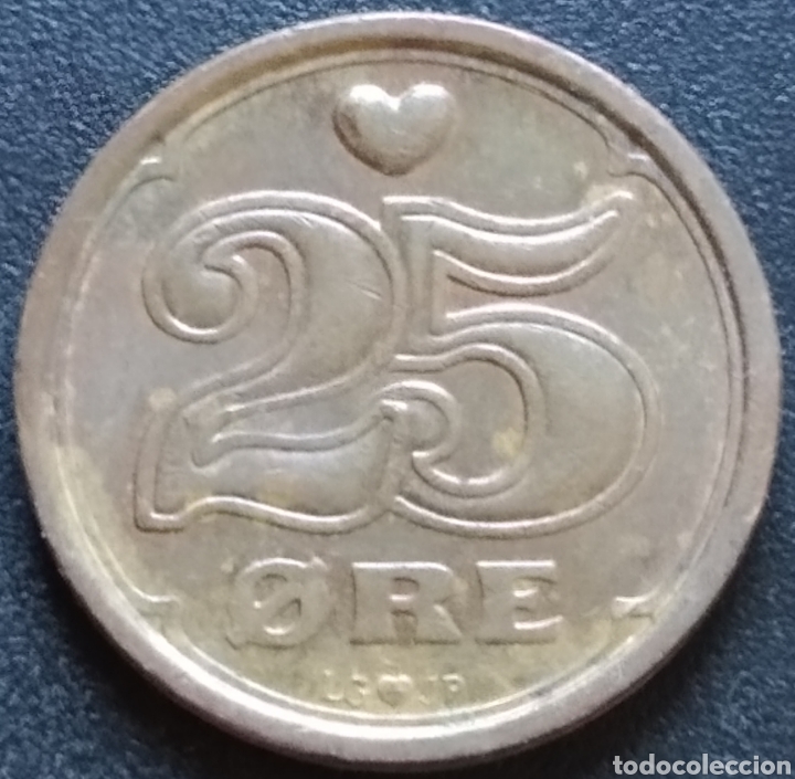Monedas antiguas de Europa: MONEDA - DINAMARCA 25 ORE 1990 - Foto 1