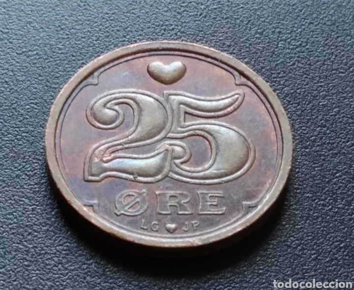 Monedas antiguas de Europa: MONEDA - DINAMARCA 25 ORE 1996 - Foto 3