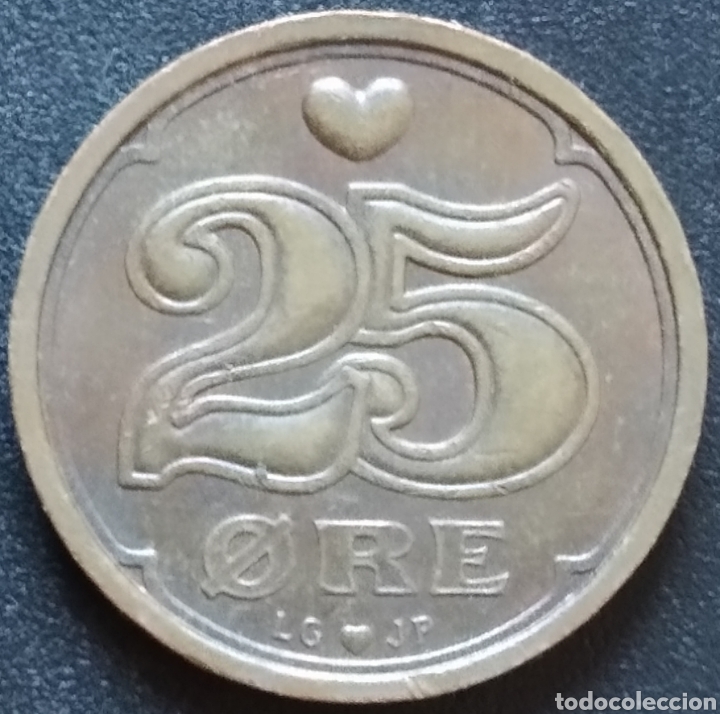 Monedas antiguas de Europa: MONEDA - DINAMARCA 25 ORE 1996 - Foto 1