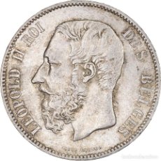 Monedas antiguas de Europa: [#186001] MONEDA, BÉLGICA, LEOPOLD II, 5 FRANCS, 5 FRANK, 1874, BC+, PLATA, KM:24. Lote 363453525