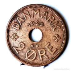 Monedas antiguas de Europa: ⚜️ AL701. DINAMARCA. 2 ORE 1929. Lote 363728440