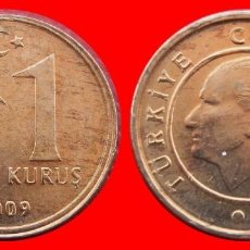 Monedas antiguas de Europa: 1 KURUS 2009 SIN CIRCULAR TURQUIA-5986SC. Lote 363729625