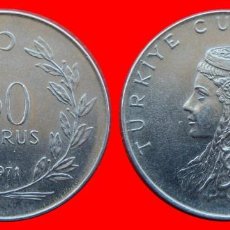 Monedas antiguas de Europa: 50 KURUS 1971 SIN CIRCULAR TURQUIA-5992SC. Lote 363731175