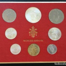 Monedas antiguas de Europa: VATICANO CARTERA 8 VALORES 1971 (FDC) BU VATICAN 8 MONNAIES 1971. Lote 363843410