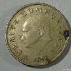 Monedas antiguas de Europa: MONEDA 50 BIN LIRA , 1998 TURQUÍA , VER FOTOS. Lote 364047826