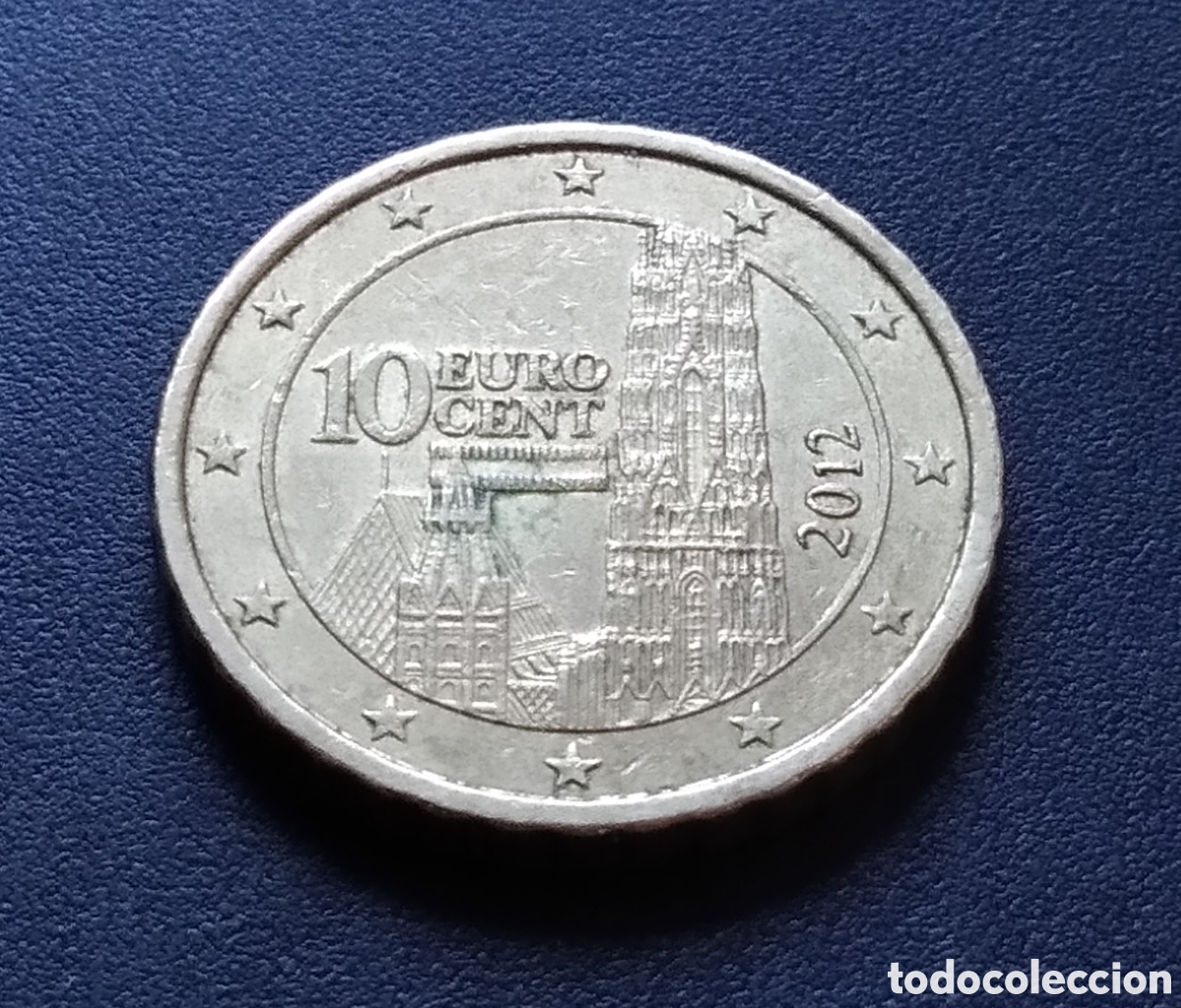 Monedas antiguas de Europa: MONEDA EURO - AUSTRIA 10 CENT 2012 - Foto 3