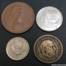 Monedas antiguas de Europa: 4 MONEDAS DIFERENTES PAISES. Lote 364373211