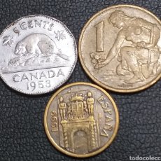 Monedas antiguas de Europa: 3 MONEDAS DISTINTAS. Lote 364423886