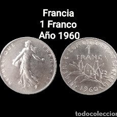 Monedas antiguas de Europa: FRANCIA 1 FRANCO 1960. Lote 364427471