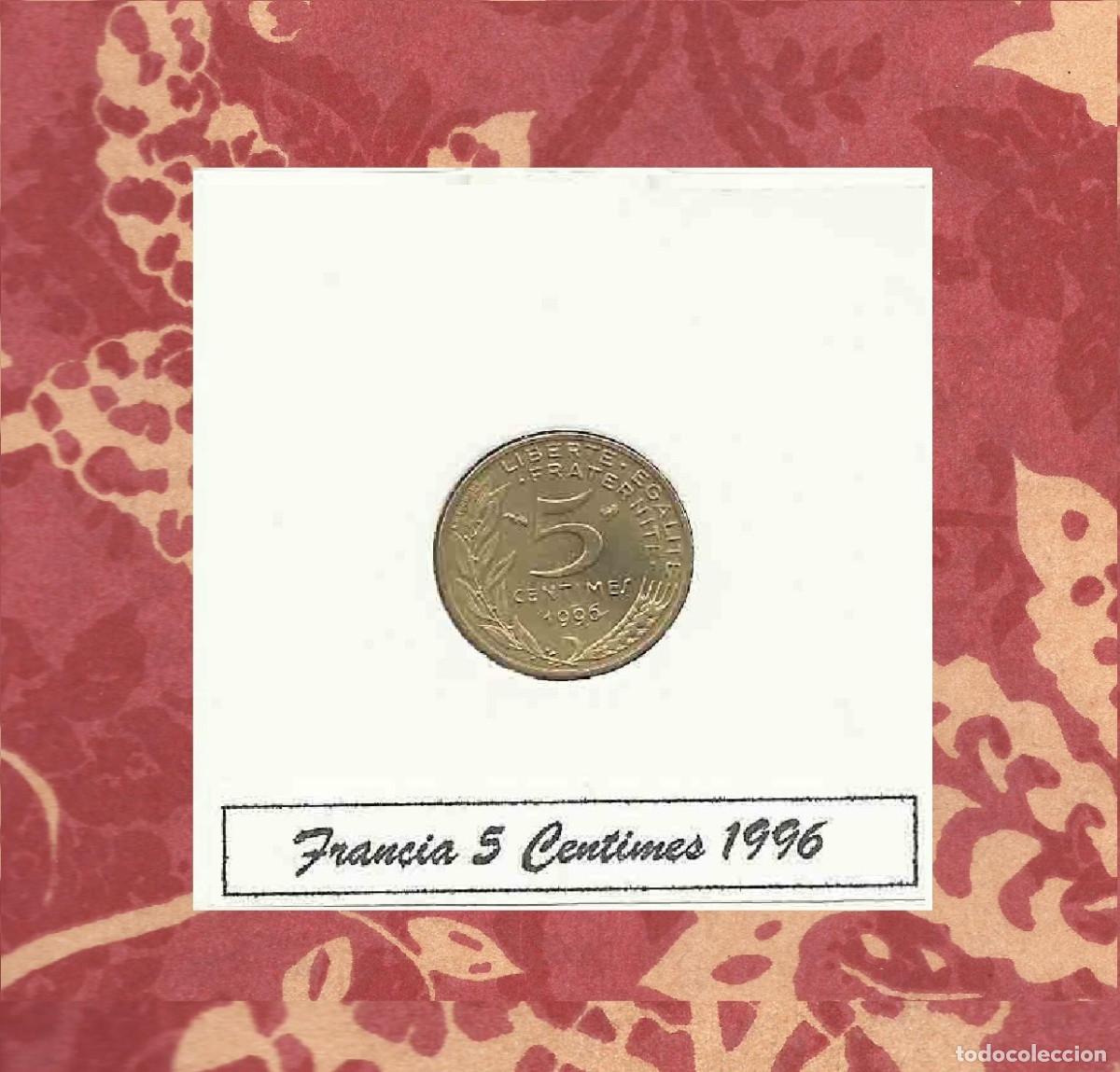 Monedas antiguas de Europa: MONEDA 5 CENTIMES 1996 FRANCIA - Foto 1