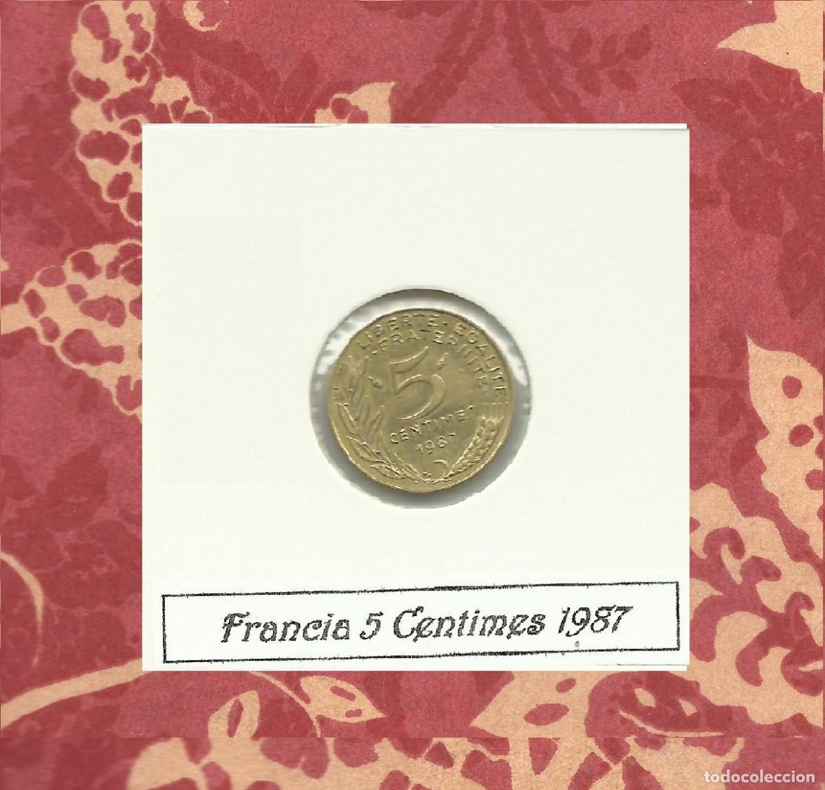 Monedas antiguas de Europa: MONEDA 5 CENTIMES 1987 FRANCIA - Foto 1