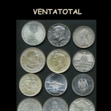 Monedas antiguas de Europa: INVERSION 12 MONEDAS ANTIGUAS AUTENTICAS DE PLATA MACIZA PESO TOTAL 170 GRAMOS. Lote 365758886