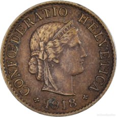 Monedas antiguas de Europa: [#1412309] MONEDA, SUIZA, 5 RAPPEN, 1918. Lote 365809916