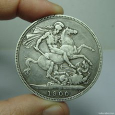 Monedas antiguas de Europa: 1 CORONA. PLATA. VICTORIA. GRAN BRETAÑA - 1900. Lote 366230571