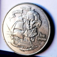 Monedas antiguas de Europa: ⚜️ AL945. CONMEMORATIVA. GIBRALTAR. 1 CROW 1980. Lote 366336116