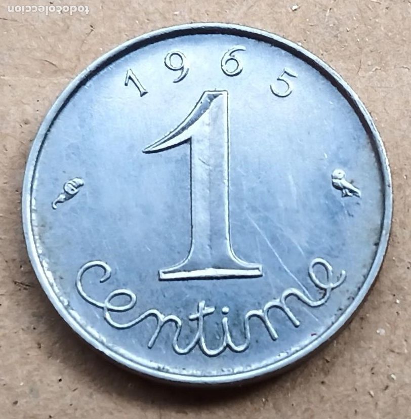 Monedas antiguas de Europa: FRANCIA - 1 CENTIME 1965 MBC - Foto 2