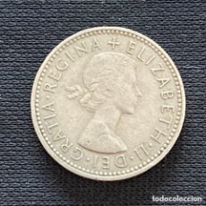 Monedas antiguas de Europa: 1 SHILLING 1956 REINO UNIDO (ESCUDO INGLÉS). Lote 366444291