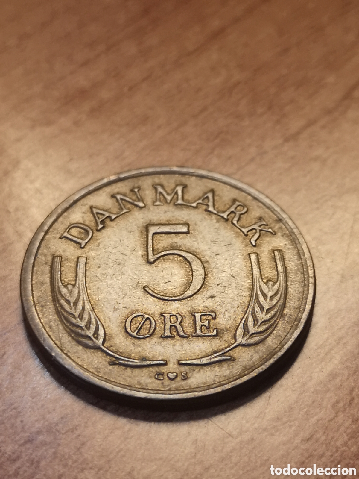 Monedas antiguas de Europa: Dinamarca 1966 5 ore - Foto 2