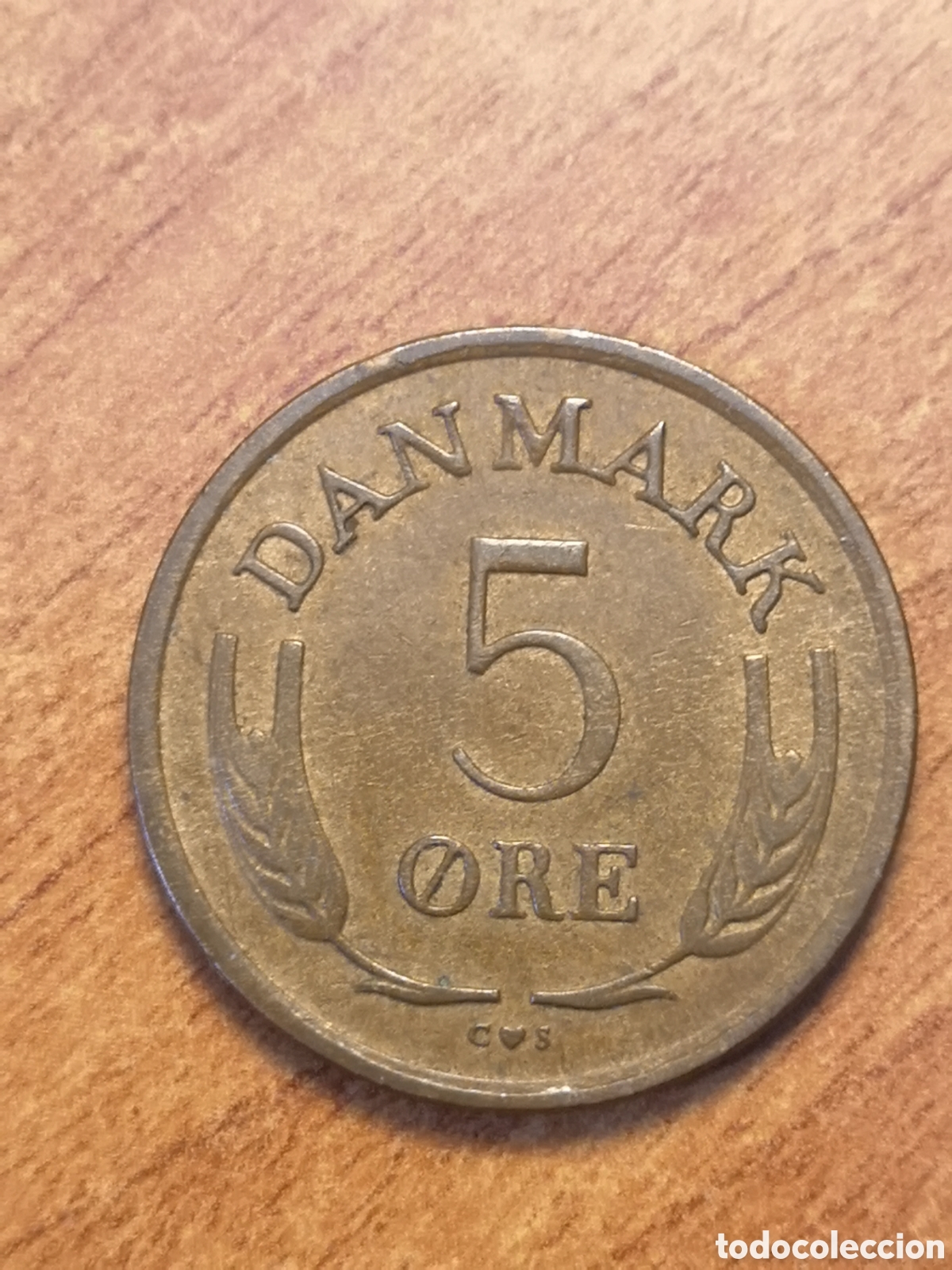 Monedas antiguas de Europa: Dinamarca 1966 5 ore - Foto 1