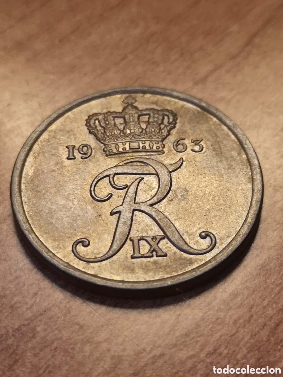Monedas antiguas de Europa: Dinamarca 1963 5 ore - Foto 4