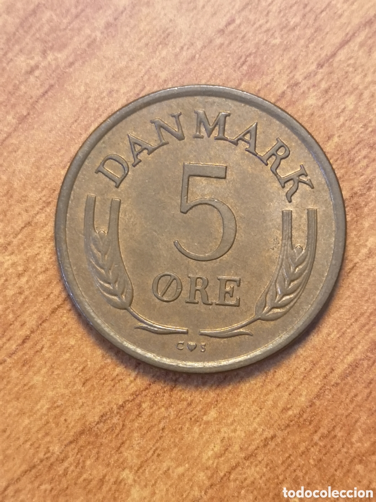 Monedas antiguas de Europa: Dinamarca 1963 5 ore - Foto 1